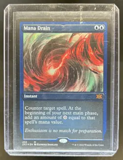 2022 Magic The Gathering MTG Double Masters Mana Drain #432 - Image 1