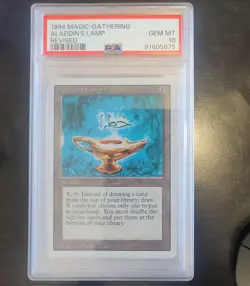 1994 MTG Revised Edition Aladdin's Lamp PSA 10 - Image 1