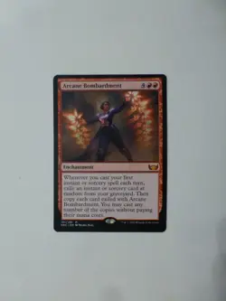 MtG Streets of New Capenna Arcane Bombardment NM $0.75 Flat Ship VCT124040 - Image 1