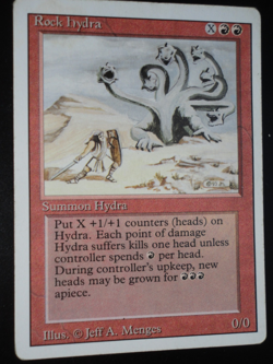 Rock Hydra Revised Edition LP Lightly Played MTG Magic the Gathering - Image 1
