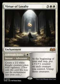 MTG Wilds of Eldraine - Virtue of Loyalty - Image 1
