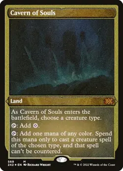 Cavern of Souls - Foil Etched 2X2 NM MTG - Image 1