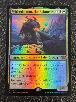 MTG: Witherbloom, The Balancer - Secrets of Strixhaven (FOIL) NM - Image 1