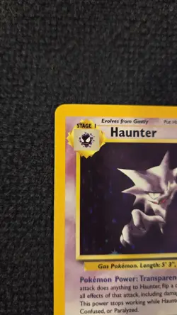 Pokemon TCG Haunter Fossil 6/62 Holo 1999-2000 Wizards Base Set Copyright... - Image 2