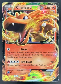 2014 Pokemon XY Flashfire Charizard #11 - Image 1