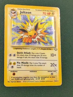 Jolteon 4/64 Jungle Holo Rare Pokemon TCG HP Vintage WOTC 1999 - Image 1