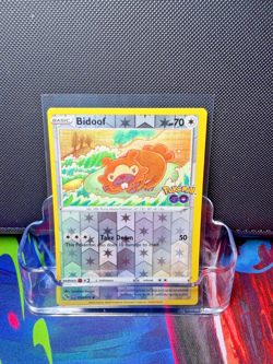2022 - Bidoof (Peelable Ditto) 059/078 Pokemon GO Reverse Holo LP - Image 1