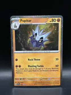 Larvitar Bundle 120 (promo w/swirl) 38/95 (regular) - Pokemon Cards - NM/MP - Image 2