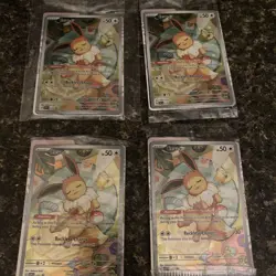 (LOT OF 4) Eevee SV173 Prismatic Evolutions ETB Promo Sealed!-Pokemon TCG - Image 1