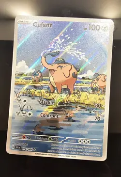 Pokemon TCG Cufant 076/064 Sv: Shrouded Fable Illustration Rare Holo - LP - Image 1