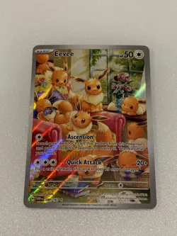 Pokemon TCG Eevee Card Twilight Masquerade IR 188/167 Near Mint Condition - Image 1