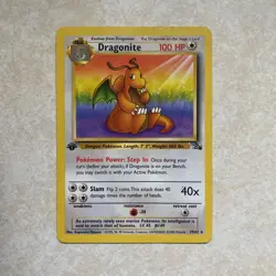 Pokemon Dragonite Fossil Set 1st Edition Non-Holo 19/62 - Image 1