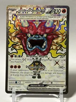Hearthflame Mask Ogerpon ex 192 Full Art Ultra Rare - Pokemon TWM SV06 - NM/M - Image 1