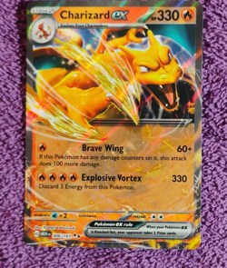 Pokemon Charizard ex 006/165 Sv: Scarlet & Violet 151 Double Rare Holo 330 HP - Image 1
