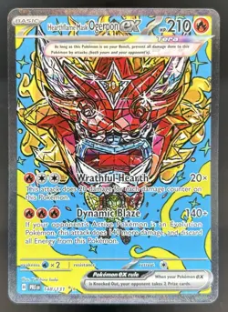 2025 Pokemon Prismatic Evolutions Hearthflame Mask Ogerpon ex #148/131 - Image 1
