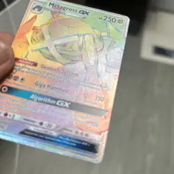 Pokemon Metagross GX TCG Guardians Rising Rainbow Holo Card 157/145 - Image 4