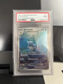Pokemon TCG Wartortle Scarlet & Violet 151 171/165 Illustration Rare Holo PSA 9 - Image 1