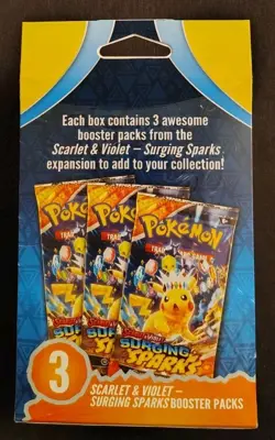 Pokemon TCG Scarlet And Violet Surging Sparks Booster Hanger Box ** NEW ** - Image 2