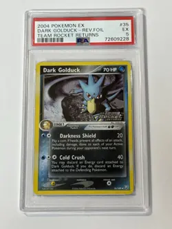 Pokemon Dark Golduck 35/109 EX Team Rocket Returns Reverse Holo - Image 1
