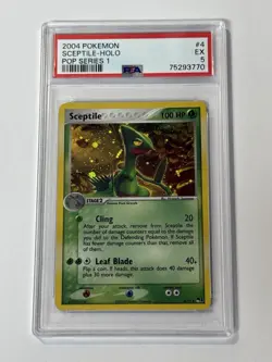 Pokemon Sceptile 4/17 Pop Series 1 Holo - Image 1