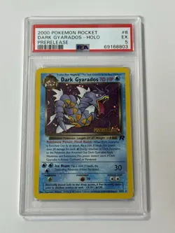 Pokemon Dark Gyarados 8/82 Prerelease Team Rocket Holo - Image 1