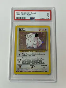 Pokemon Clefairy 5/102 Base Set Holo - Image 1