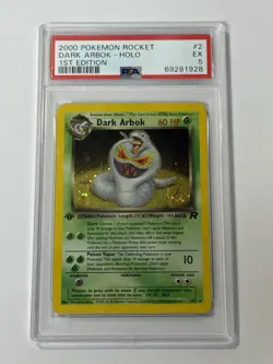 Pokemon Dark Arbok 2/82 Team Rocket 1st Edition Holo - Image 1
