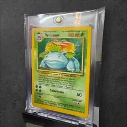 Pokemon Venusaur Base Set 15/102 Holo 1999-2000 Wizards 4th Print Rare - Image 4