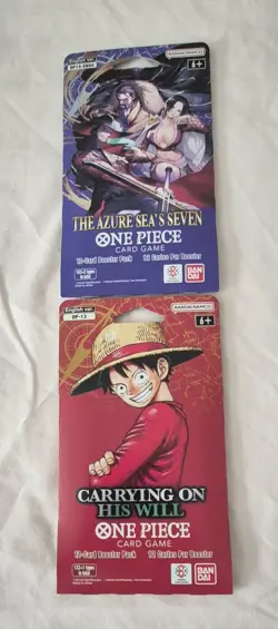 One Piece OP-13 & OP14-EB04 Booster Pack One each, New & Sealed - Image 5