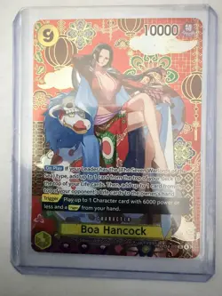 Bandai Boa Hancock OP14-112 The Azure Sea's Seven One Piece CCG 10000 Power Eng… - Image 1