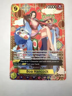 Bandai Boa Hancock OP14-112 The Azure Sea's Seven One Piece CCG 10000 Power Eng… - Image 3