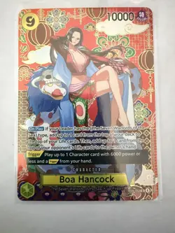 Bandai Boa Hancock OP14-112 The Azure Sea's Seven One Piece CCG 10000 Power Eng… - Image 5
