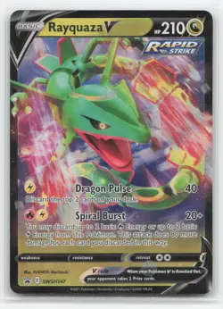 Pokemon Rayquaza V - Holo - SWSH: Sword & Shield Promo Cards SWSH147 - LP - Image 1