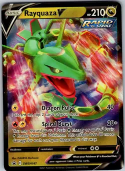 Rayquaza V Promo SWSH: Sword & Shield Promo Cards SWSH147 NM - Image 1
