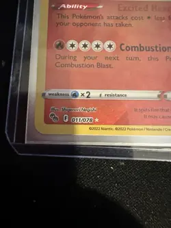 Pokemon TCG Radiant Charizard Holo Card Pokemon Go, 011/078, NM/M - Image 3