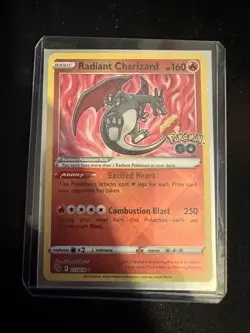 Pokemon TCG Radiant Charizard Holo Card Pokemon Go, 011/078, NM/M - Image 4