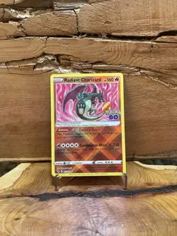 Pokemon TCG Radiant Charizard Holo Card Pokemon Go 011/078 - Image 1