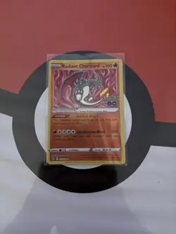Pokemon TCG Radiant Charizard Holo Card Pokemon Go, 011/078 - Image 1