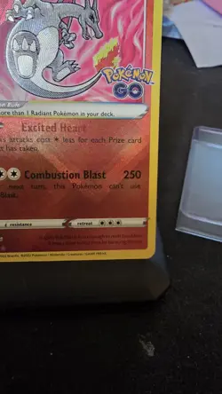 Pokemon TCG Radiant Charizard Pokemon Go Card 011/078 - Image 4