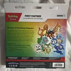 Pokemon TCG First Partner Illustration Collection Series 1 Box 3 Promo Cards - Image 2
