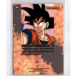 Dragon Ball Z - Card #08 Vegeta Nappa Holofoil - 1999 JPP Amada Funimation - LP - Image 2