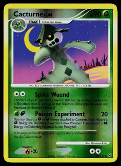 Pokemon Card - Cacturne Platinum 42/127 Reverse Holo Uncommon - Image 1