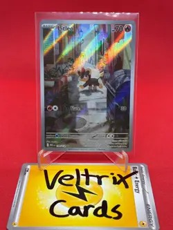 Litleo 139/132 Illustration Rare Pokemon Card Mega Evolution NM - Image 1