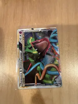 Rayquaza & Deoxys Legend (Top) 89/90 Undaunted Ultra Rare Pokemon Card - Image 1