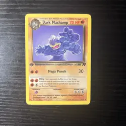 Pokemon Dark Machamp 27/82 1st Edition - Team Rocket Non Holo Pokemon Card - Image 1