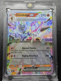 Ceruledge RARE HOLO FOIL REFRACTOR FULL ART POKEMON TRADING CARD TCG MINT - Image 1