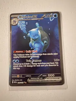 Pokemon Scarlet & Violet 151 TCG Blastoise EX Card 200/165 M/Nm Condition Fresh - Image 1