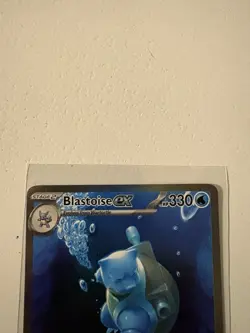 Pokemon Scarlet & Violet 151 TCG Blastoise EX Card 200/165 M/Nm Condition Fresh - Image 2