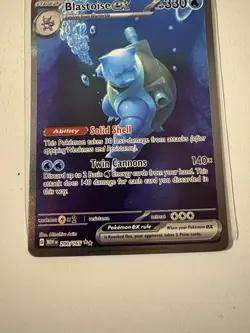 Pokemon Scarlet & Violet 151 TCG Blastoise EX Card 200/165 M/Nm Condition Fresh - Image 3