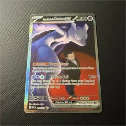 Pokemon Team Rocket's Mewtwo EX Holo Card 281/217 EX English - Image 1